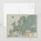 Physikalische Karte Europas (Vorne/Hinten)