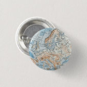 Physikalische Karte Europas (1916) Button (Vorne & Hinten)