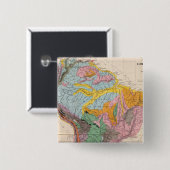 Physikalische Karte Südamerikas Button (Vorne & Hinten)