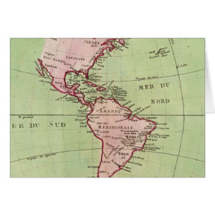 Physikalische Landkarte der Amerikas