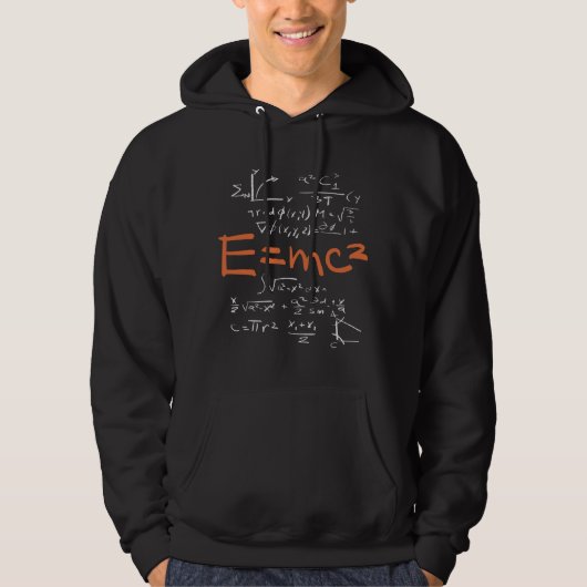 Physikalische Math Formel Lehrer Student EMC2 Hoodie (Vorderseite)
