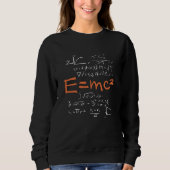 Physikalische Math Formel Lehrer Student EMC2 Sweatshirt (Vorderseite)