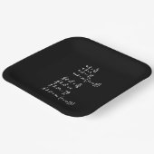 Physikalische Mathematik Formel Schüler Lehrer Ein Pappteller (Gewinkelt)