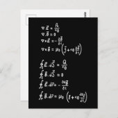 Physikalische Mathematik Formel Schüler Lehrer Ein Postkarte (Vorne/Hinten)
