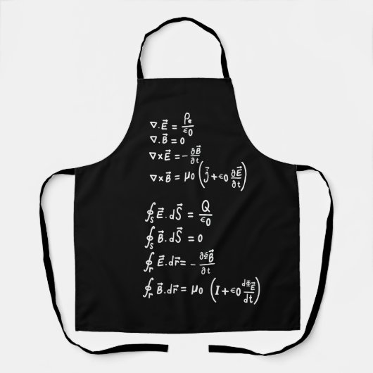 Physikalische Mathematik Formel Schüler Lehrer Ein Schürze (Vorderseite)