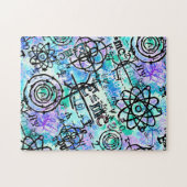 Physikalische mathematische Symbole Puzzle (Horizontal)