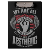 Physikalische Motivation - Ästhetik - Schritt hoch Klemmbrett (Vorderseite)