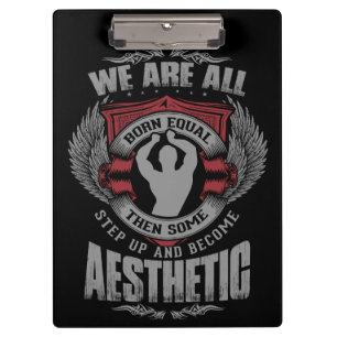 Physikalische Motivation - Ästhetik - Schritt hoch Klemmbrett