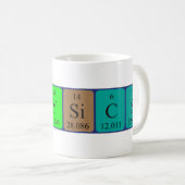 Physikalische Periodenbezeichnung Tasse (VorderseiteRechts)