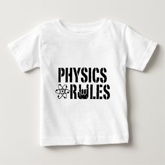 Physikalische Regeln Baby T-shirt (Vorderseite)