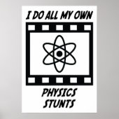 Physikalische Stunts Poster (Vorne)