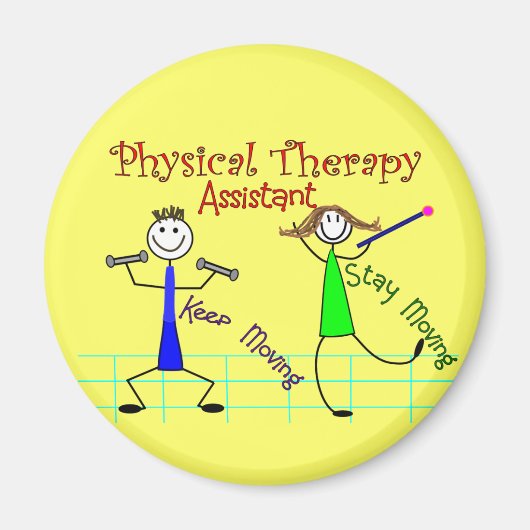 Physikalische Therapie Assistant Stick People Desi Magnet (Vorne)