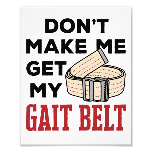 Physikalische Therapie bringt mich nicht zum Gang Fotodruck (Vorne)