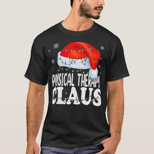 Physikalische Therapie Claus Weihnachten Funny Mat T-Shirt (Vorderseite)
