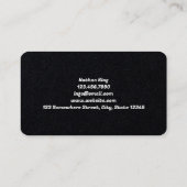 Physikalische Therapie Custom QR Premium Visitenkarte (Rückseite)