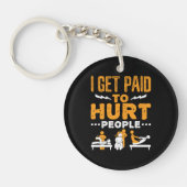 Physikalische Therapie, die ich an verletzte Mensc Schlüsselanhänger (Vorderseite)