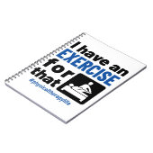 Physikalische Therapie, für die ich eine Übung hab Notizblock (Linke Seite)