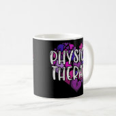 Physikalische Therapie Herz PT Physiotherapie Phys Kaffeetasse (VorderseiteRechts)