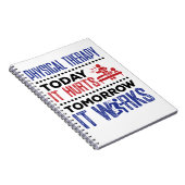 Physikalische Therapie heute schmerzt es morgen fu Notizblock (Rechte Seite)