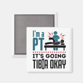 Physikalische Therapie ich bin PT Es wird Tibia gu Magnet (Vorderseite/Rückseite)