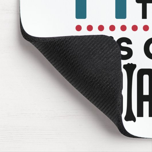 Physikalische Therapie ich bin PT Es wird Tibia gu Mousepad (Ecke)