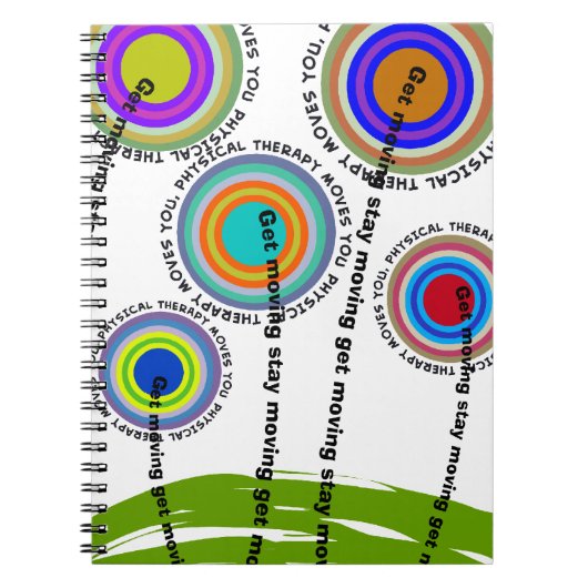 Physikalische Therapie Künstlerische Geschenke Notizblock (Vorderseite)