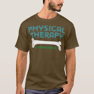 Physikalische Therapie mit der sich entwickelnden T-Shirt