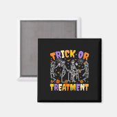 Physikalische Therapie mit Halloween Trick oder Tr Magnet (Vorderseite/Rückseite)