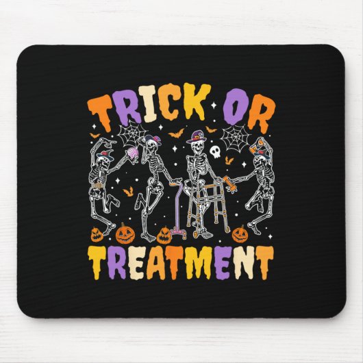Physikalische Therapie mit Halloween Trick oder Tr Mousepad (Vorne)