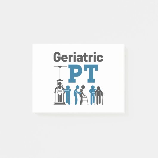 Physikalische Therapie mit PPT Post-it Klebezettel (Vorderseite)