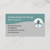 Physikalische Therapie modern Visitenkarte (Vorderseite)