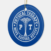 Physikalische Therapie Move Restore Wiederbelebung Keramik Ornament (Links)