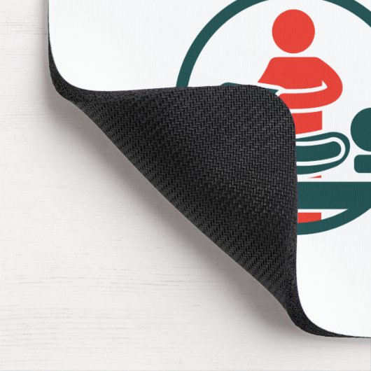 Physikalische Therapie ohne PT kann man Party nich Mousepad (Ecke)