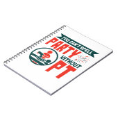 Physikalische Therapie ohne PT kann man Party nich Notizblock (Linke Seite)