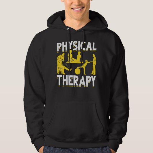Physikalische Therapie Physikalisch Therapeutische Hoodie (Vorderseite)