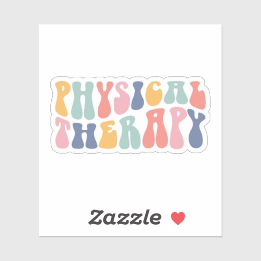 Physikalische Therapie, Physikaltherapeut Assistan Aufkleber (Blatt)