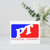 Physikalische Therapie Postkarte (Stehend Vorderseite)