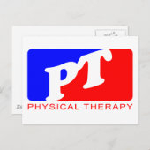 Physikalische Therapie Postkarte (Vorne/Hinten)