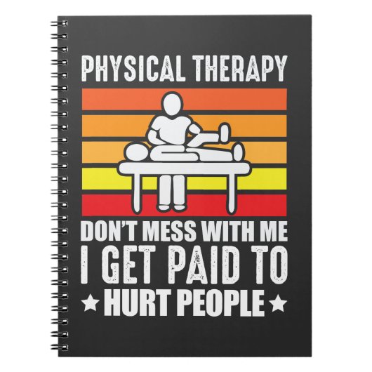 Physikalische Therapie PT Physio Massageassistent Notizblock (Vorderseite)