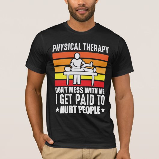 Physikalische Therapie PT Physio-Massageassistent T-Shirt (Vorderseite)