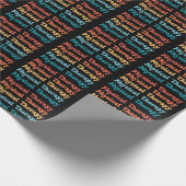 Physikalische Therapie PT Retro PT Grad Geschenke Geschenkpapier (Ecke)