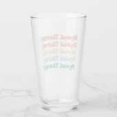 Physikalische Therapie PT Retro PT Grad Geschenke Glas (Rückseite)