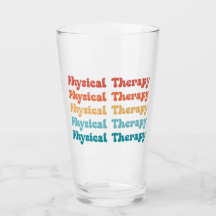 Physikalische Therapie PT Retro PT Grad Geschenke Glas