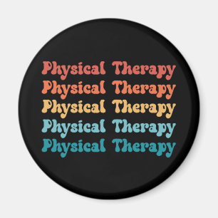 Physikalische Therapie PT Retro PT Grad Geschenke Magnet
