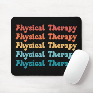 Physikalische Therapie PT Retro PT Grad Geschenke Mousepad