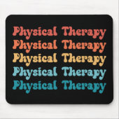 Physikalische Therapie PT Retro PT Grad Geschenke Mousepad (Vorne)