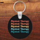 Physikalische Therapie PT Retro PT Grad Geschenke Schlüsselanhänger (Vorderseite)