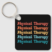 Physikalische Therapie PT Retro PT Grad Geschenke Schlüsselanhänger (Vorderseite)