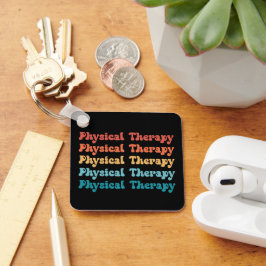 Physikalische Therapie PT Retro PT Grad Geschenke Schlüsselanhänger