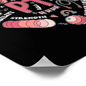 Physikalische Therapie Pt Valentine Herzform Physi Poster (Ecke)